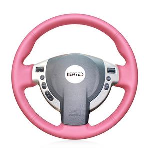 Housse de <span class=keywords><strong>volant</strong></span> sport en cuir pour Nissan <span class=keywords><strong>Qashqai</strong></span> X-Trail NV200 Serena Rogue Sentra 2007-2013 4 branches sur mesure - Product Image 3