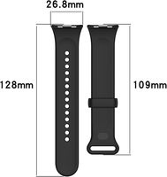 Correa deportiva de silicona transpirable, banda de goma de Color rosa, pulsera deportiva para Redmi 4/5 para Xiaomi 8/9 Pro, accesorios para reloj inteligente