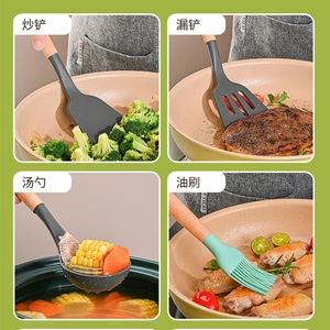 19 PCS Kitchen Useful Gadgets Cooking <b>Tools</b> Set <b>Silicone</b> Kitchen Utensils with Kitchen Knife - Product Image 5