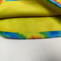 Bonnet en tricot de polyester unisexe à imprimé numérique, motif visage d'horreur, bonnet chaud d'hiver, logo personnalisé, vente en gros