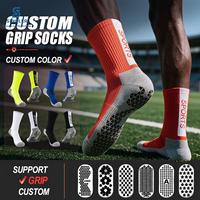 Fabrication de chaussettes de sport d'extérieur personnalisées avec logo antidérapant, à points, pour la randonnée, le trekking, l'escalade, avec soutien de la voûte plantaire et rembourrage