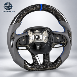 Volant personnalisé en fibre de carbone pour Dodge Charger RT Challenger Durango Hellcat Scat Pack Demon SRT Journey Viper Ram SXT - Product Image 4