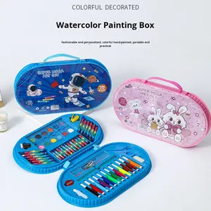 75 Piece Paintbrush Watercolor Pens <strong>Set</strong> Children's Gift Painting Tool Safe Washable Children's <strong>Art</strong> <strong>Set</strong> - Product Image 2