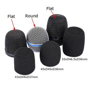 Cubierta interior de espuma de 36mm y 37mm para micrófono <span class=keywords><strong>Shure</strong></span> <span class=keywords><strong>SM58</strong></span>, cubiertas de espuma de esponja para micrófono con reducción de ruido - Product Image 2