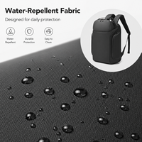 Sac à dos de voyage OEM personnalisé en gros, sac à dos pour ordinateur portable imperméable avec poche antivol et poche en polaire pour les voyages d'affaires et le quotidien