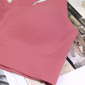 Hochwertiger Mesh Breath Soft Fitness Gelee-BH Große Push-up-Unterstützung <span class=keywords><strong>Sport</strong></span> Nahtlose Dessous Drahtloser BH mit hoher Elastizität - Product Image 2