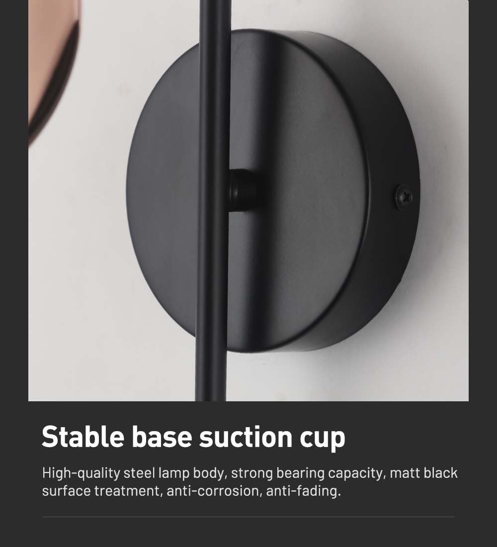 Wholesale Nordic Minimalism Wall Lamp Modern Decorative Rose Gold Ball Wall Lighting Led  Indoor Bed Side Living Room