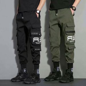 Pantalon cargo ample en velours côtelé pour homme avec cordon de serrage, style décontracté et épaisseur polaire – Vente en gros - Product Image 3