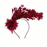 Accessoires de cheveux en plumes pour robe de mariée, style européen et américain des années 20, pour banquet et défilé, avec bandeau et coiffe
