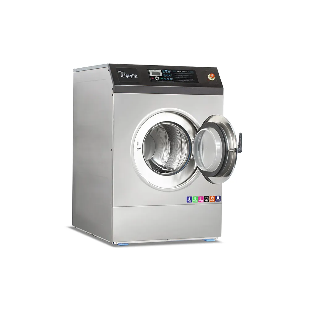 2024 Hot Sale Industrial Laundry Washing Machine 15 20 25 50 KG Professional Laundry Business