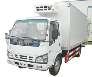 Thương hiệu nổi tiếng ISUZU hộp nhỏ lạnh đông lạnh thực phẩm Xe tải vận chuyển để bán nóng