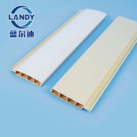 LANDY 4-chamber Hollow Profile Design PVC Profile Clip Replaceable Pool Cover UV-Shielding 3-year Warranty Slatted Pool Cover