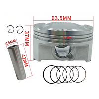 Kit Piston Mesin Motor Honda CBR150 150R CBR150R K15 Performa Tinggi 63.5mm Bore Pasokan Langsung Pabrik
