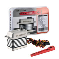 Servo Digital Sin Núcleo Monster Torque 45kg ZY-4515HV 1us con Banda Muerta para Control Acrobático de Aviones RC de Escala Gigante de 74-91 Pulgadas