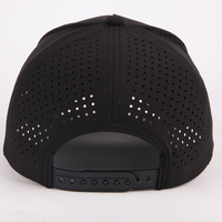Gorra de Béisbol de 5 Paneles sin Estructura de Alta Calidad al por Mayor con Bordado, Cierre Ajustable, para Golf, Correr al Aire Libre, Pesca, con Agujeros Cortados con Láser