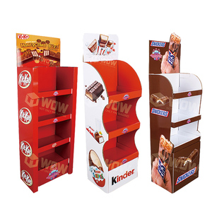 Tùy chỉnh siêu thị các tông sóng sô cô la Rack hiển thị các tông bán lẻ hiển thị khán đài - Product Image 1