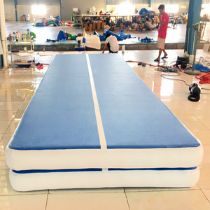Hot Sale Gymnastics Inflatable Air Tumbling Track Portable Customizable Size & Color Gym Equipment DWF Air Track Inflatable Air - Product Image 1