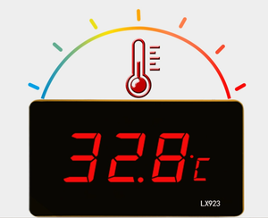 Termómetro de SPA, piscina de aguas termales, sala de <span class=keywords><strong>sauna</strong></span>, sala de secado de alta precisión montada en la pared con sonda impermeable, tamaño grande - Product Image 2