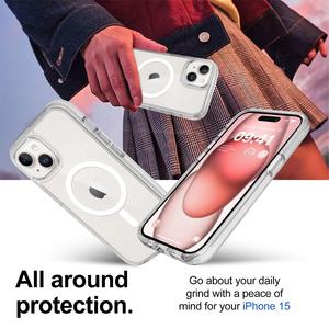 Effet tampon Original Luxury TPU <span class=keywords><strong>PC</strong></span> Magnetic Sports Design pour iPhone 15 Plus et 14 Plus Safe Shockproof Case - Product Image 5