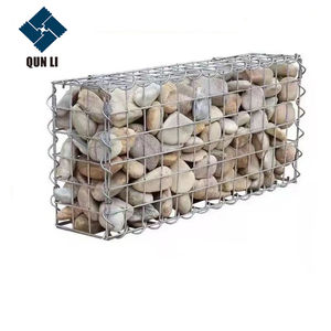 Yüksek kaliteli altıgen Gabion çelik tel kafes kutu çit kaynaklı tasarım taş dolgulu istinat duvar kafesleri dokuma dahil - Product Image 6