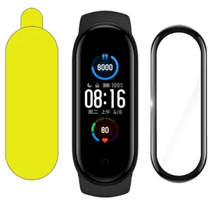 PMMA PET 3D Full Curved Edge Screen Protector Hydrogel Soft Protective Film For Xiaomi Smart Band 8 For Mi Band 8
