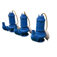 Pompe submersible électrique à broyeur pour eaux usées série WQV, système vortex haute pression pour eaux usées de toilettes