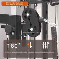 Machine Smith multifonctionnelle professionnelle personnalisée pour usage commercial en salle de sport, équipement d'entraînement de force en acier au carbone pour l'entraînement