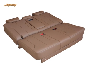 Canapé-lit de luxe pliable sur mesure disponible en OEM/ODM pour <span class=keywords><strong>Mercedes</strong></span>-Benz <span class=keywords><strong>Classe</strong></span> <span class=keywords><strong>V</strong></span>, Vito, VW Multivan – Siège transformable en lit en mousse pour MPV professionnel - Product Image 2