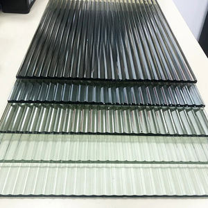 กระจกนิรภัยลายริ้วสีแบบกำหนดเอง โปร่งแสง ลายขลุ่ย สำหรับฉากกั้นห้องรับประทานอาหาร พื้นที่แบบเปิด - Product Image 4