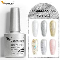 Venalisa VIP5 Nouvelles Couleurs Vernis Gel 7.5ml 60 Couleurs Soak Off Sans Hema Vernis Gel UV
