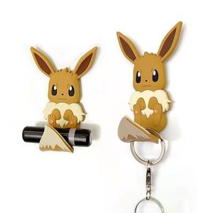 9 modèles de crochets adhésifs pour jeux vidéo Pothook sans poinçonnage Anime Design Evoli Key Hooks Promotion Animal Cartoon Wall Hooks - Product Image 4