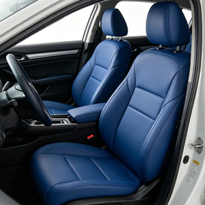 Fundas de Asiento de Coche de Cuero NAPA Ecológicas, Transpirables e Impermeables de Lujo TOPFIT para Civic, Golf, <span class=keywords><strong>Polo</strong></span>, X6, A7, Juego Completo - Product Image 3