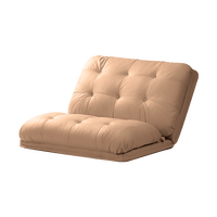 Canapé pouf crème couleur crème simple double pliant deux-en-un chambre salon pour baies vitrées Tatami Style canapé paresseux