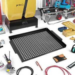 Bandeja y Rejilla para Asar de Acero al Carbono con Revestimiento Antiadherente Resistente a la Corrosión para Barbacoa - Product Image 3