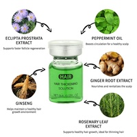 Kit de Traitement Capillaire Anti-Chute et Repousse à Base de Plantes Marque Blanche pour l'Alopécie – Sérum de Croissance Rapide pour une Densité Capillaire Accrue 3+1