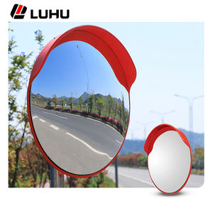 Зеркало дорожное угловое LUHU LH-GJJ-01, выпуклое, для безопасности дорожного движения, внутреннее, диаметр 600 мм, угол обзора 180°, материал ПК/АБС, для парковки - Product Image 1