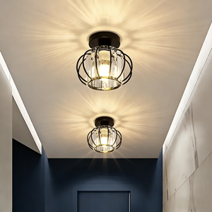 Lampadario Moderno per Corridoio Illuminazione Lampade Moderne per Ristorante Apparecchi con Cristalli Plafoniera di Cristallo Insegna per Bar <span class=keywords><strong>LED</strong></span> per Soggiorno - Product Image 2