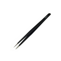 Pince à épiler antistatique en acier inoxydable ESD-15, pointe très fine de 1,5 mm, finition lisse, outil industriel DIY pour la réparation électronique