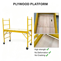 Andamio de Estructura Resistente Q235 Galvanizado y Pintado, Plegable de Alta Resistencia, Capacidad de Carga de 500 kg para Obras de Construcción