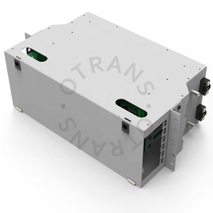 Disco de fusión de fibra integrado OTRANS de 12/<span class=keywords><strong>24</strong></span> puertos, soporte 4U, caja de distribución de fibra óptica <span class=keywords><strong>UT</strong></span> de 19 pulgadas, ajustable FC SC MPO FTTH - Product Image 2