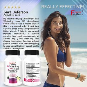 Complément blanchissant pour la peau à base d'extraits végétaux avec effet anti-âge et antioxydant, capsules blanchissantes pour la peau, 120 capsules - Product Image 6