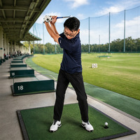 Entraîneur de swing de golf d'intérieur évolutif en fer, aide à l'entraînement du swing de golf, correcteur de posture, outil de pratique du golf