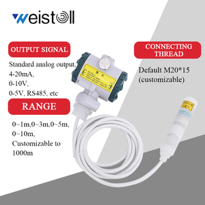Weistoll son yüksek kaliteli seviye sensörü 4-20ma antiseptik tetraflorür su seviyesi verici - Product Image 5
