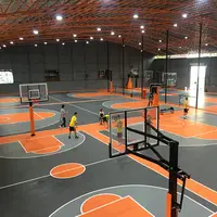 SPU-alfombrilla multiusos de absorción de impacto, para baloncesto, bádminton, pista de tenis