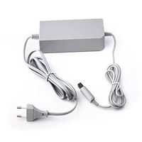 NOUVEAU Adaptateur secteur UE/US pour console WII, câble de charge, alimentation 100-240V DC 12V/3.7A, matériau PVC/ABS, origine CN/GUA