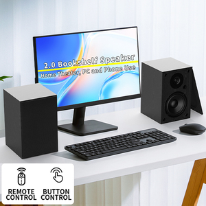 Enceintes bibliothèque actives 2.0 canaux 100W, 60 watts, son surround haute fidélité, système audio de cinéma maison, musique - Product Image 3