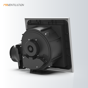 Ventilateur d'évacuation d'air centrifuge de forme carrée monté au plafond <span class=keywords><strong>MIA</strong></span> 150m3/h pour salle de bain cuisine - Product Image 4