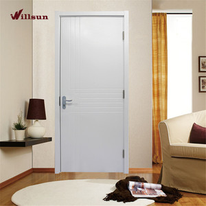 Semi sólido de madera HDF moldeada económico laca <span class=keywords><strong>blanca</strong></span> mate de la <span class=keywords><strong>puerta</strong></span> interior - Product Image 6