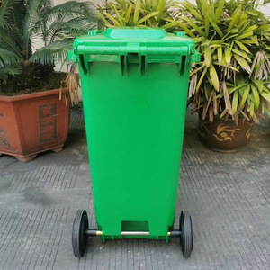 Contenedor de Basura con Ruedas para Exteriores, 100L, Rectangular, Verde, para Reciclaje de Residuos de Cocina, para Uso en Parques y Calles - Product Image 3