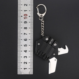 มีดพกอเนกประสงค์ทำจากสแตนเลสเกรด EDC แบบพับได้สำหรับตั้งแคมป์กลางแจ้งและ DIY - Product Image 3